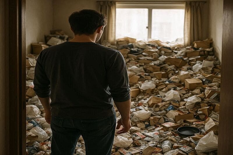 ゴミ屋敷の片付け